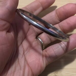 Silver Bangle Bracelet